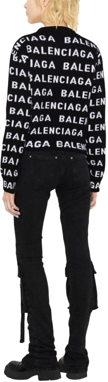 Balenciaga Sweaters Black Zwart