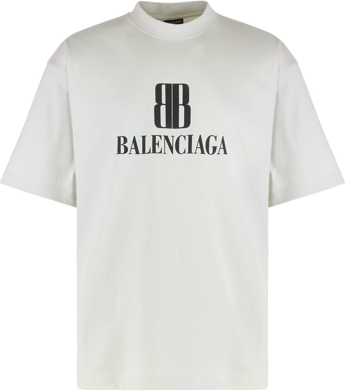 Balenciaga Crew neck T-shirt in cotton Wit