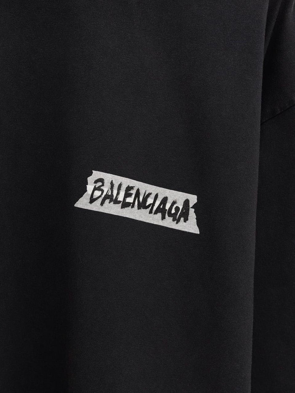 Balenciaga T-Shirts And Polos Black Zwart