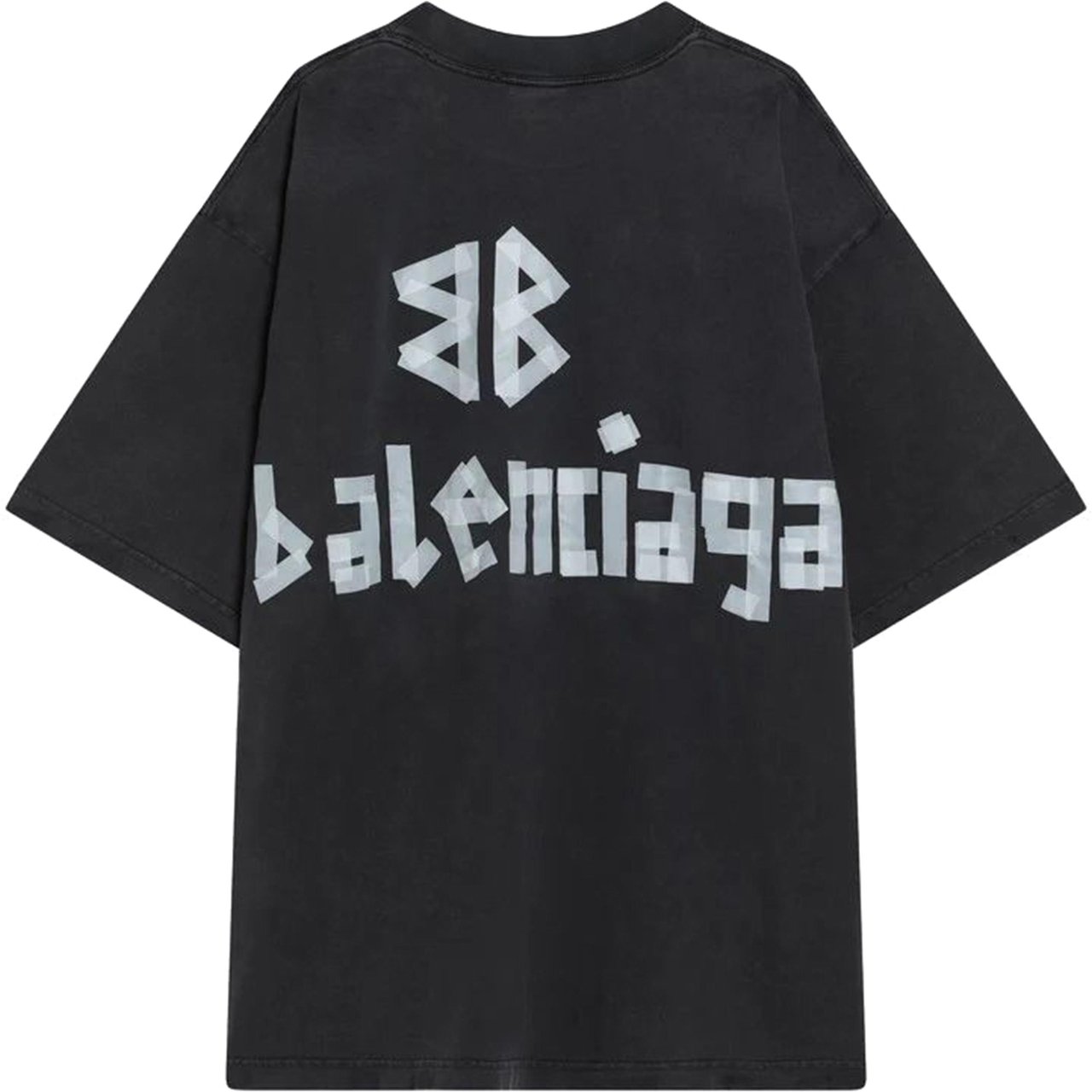 Balenciaga Medium Fit T-shirt Zwart
