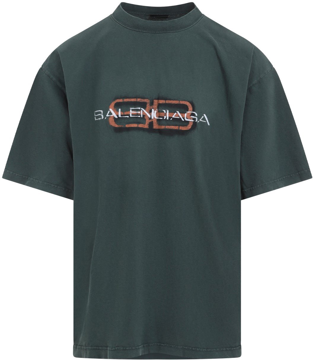 Balenciaga Balenciaga Medium Fit T-Shirt Divers