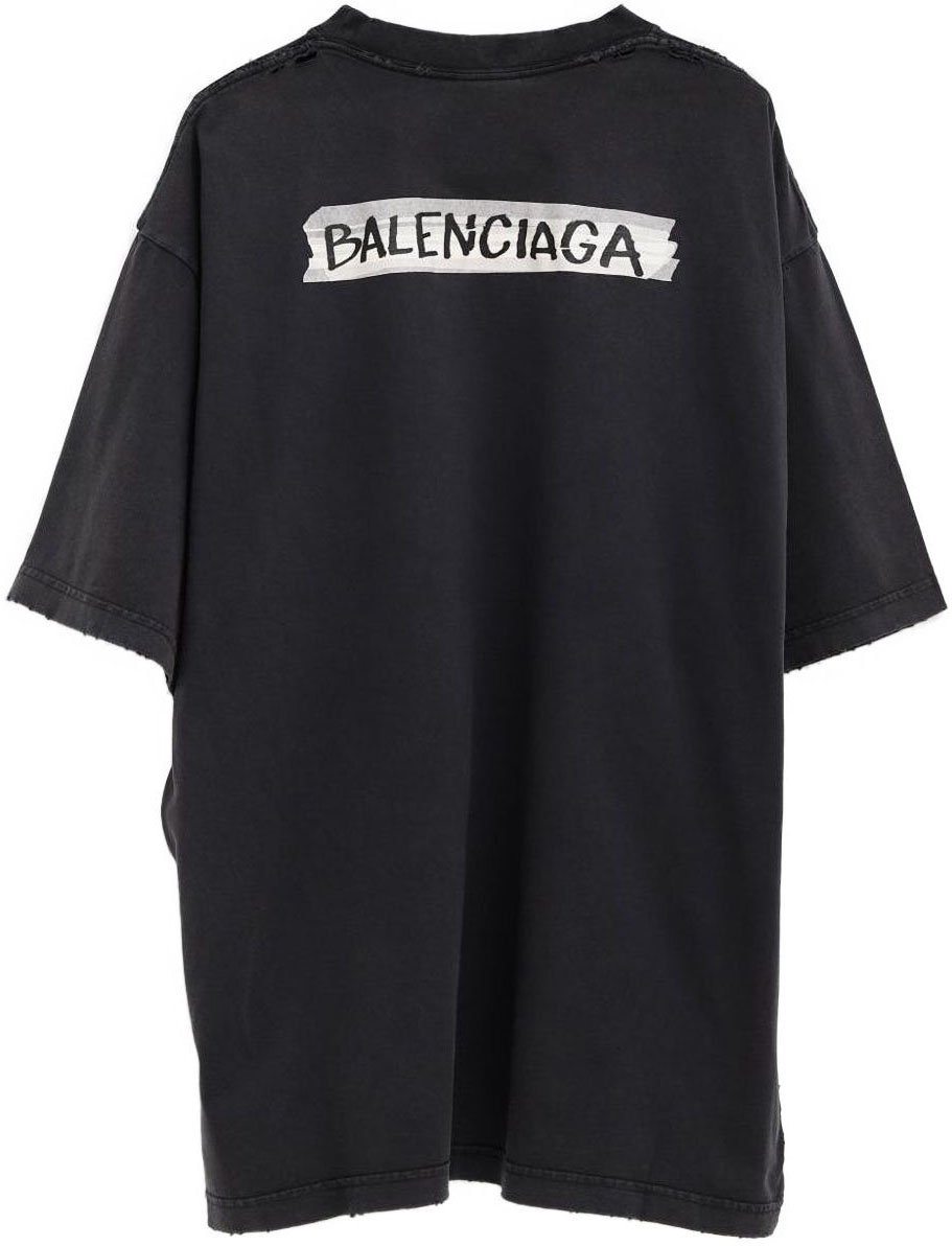 Balenciaga T-Shirts And Polos Black Zwart