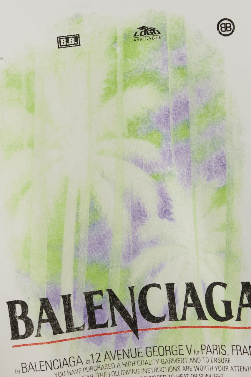 Balenciaga White cotton t-shirt Wit