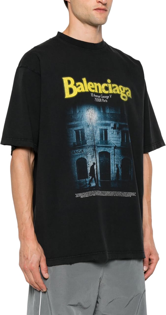 Balenciaga T-Shirts And Polos Black Zwart