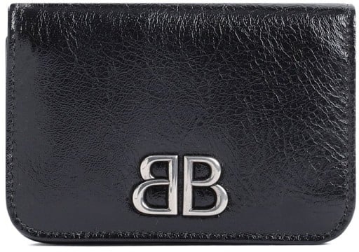 Balenciaga Card Holder "Monk" Zwart