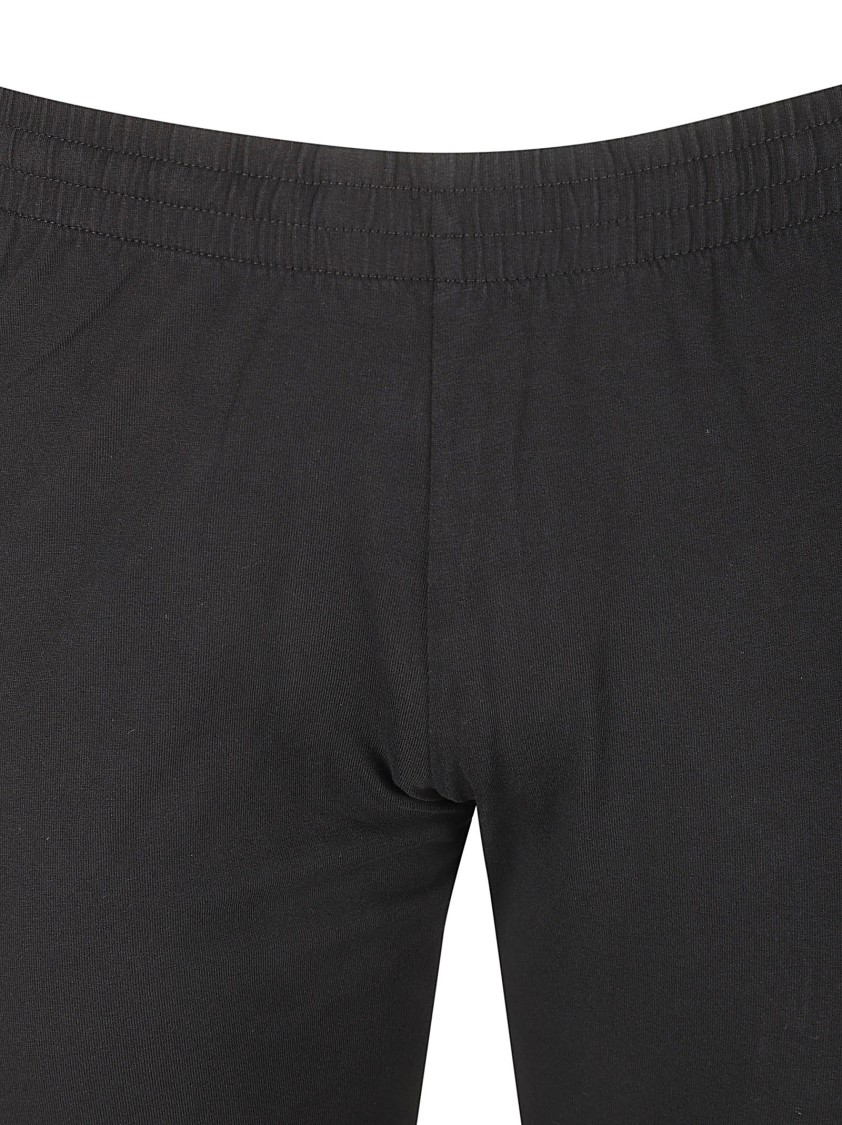 Balenciaga Streamlined Black Trousers With Elastic Waistband Zwart