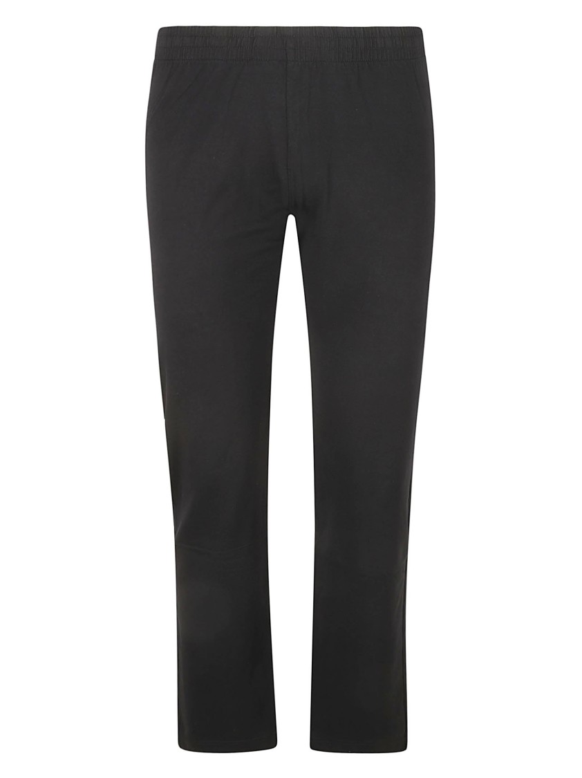 Balenciaga Streamlined Black Trousers With Elastic Waistband Zwart