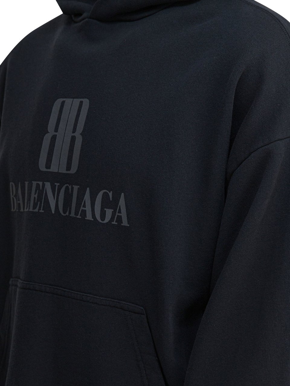 Balenciaga "Nano BB" Hoodie Zwart