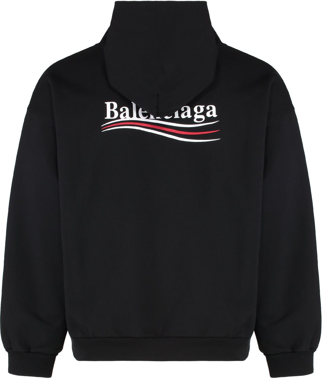 Balenciaga Cotton hoodie Zwart