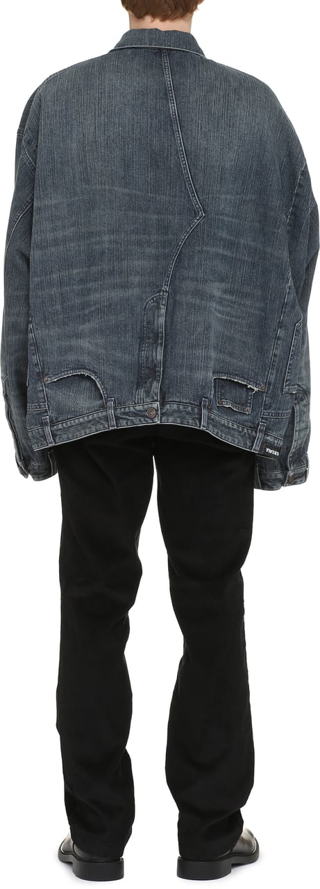 Balenciaga Denim jacket Blauw
