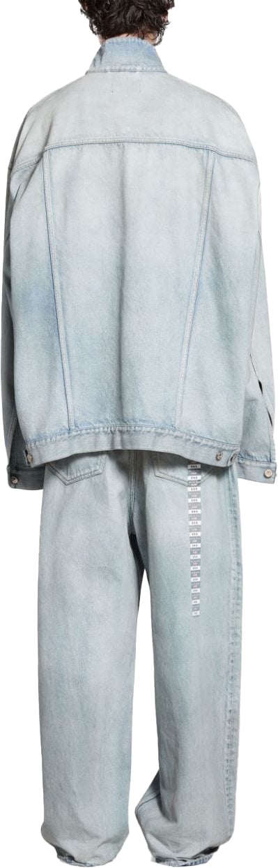 Balenciaga Coats Clear Blue Blauw