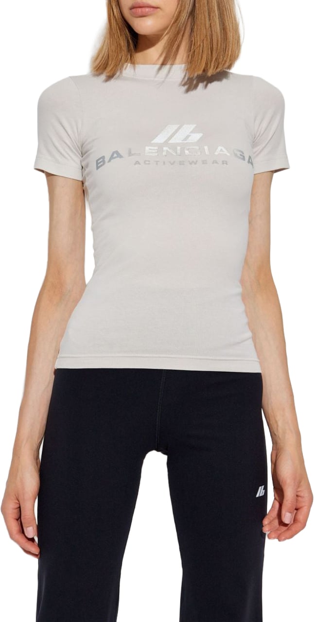 Balenciaga T-Shirts And Polos White Lichtgrijs
