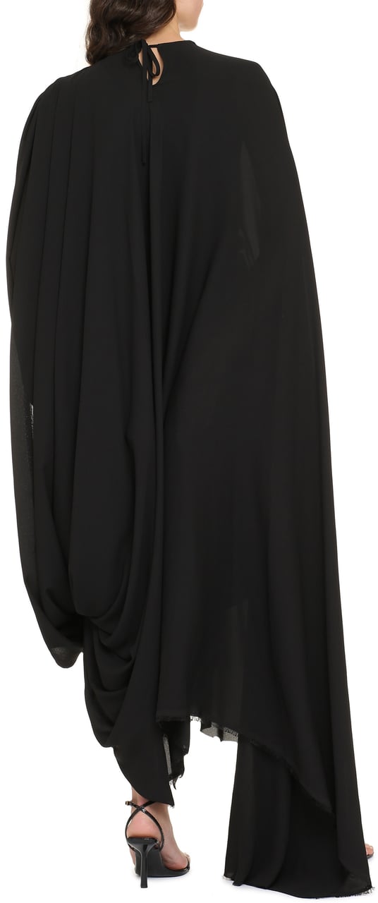Balenciaga All In crepe dress Zwart