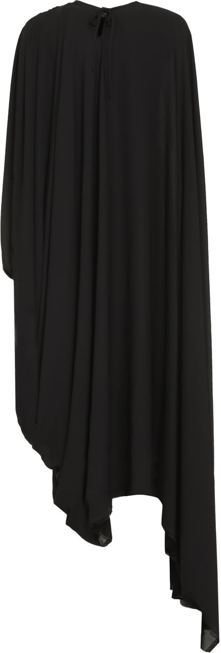 Balenciaga All In crepe dress Zwart