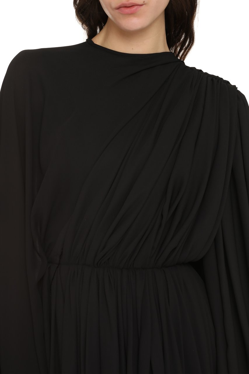 Balenciaga All In crepe dress Zwart