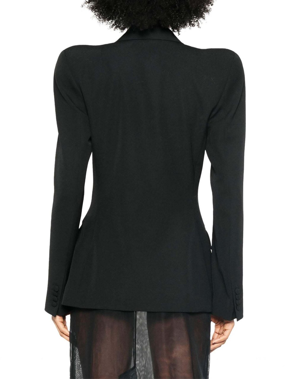 Balenciaga Balenciaga Wool Blazer Zwart