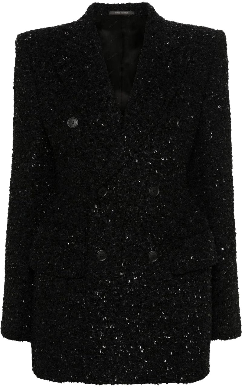 Balenciaga Jackets Black Zwart