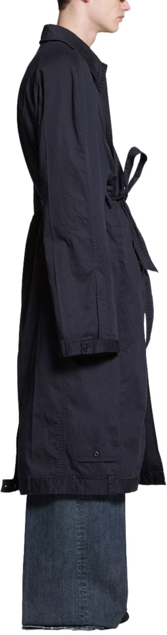 Balenciaga Coats Blue Blauw