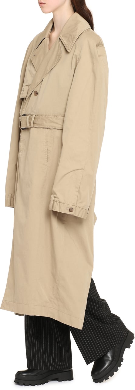 Balenciaga Cotton trench coat Beige