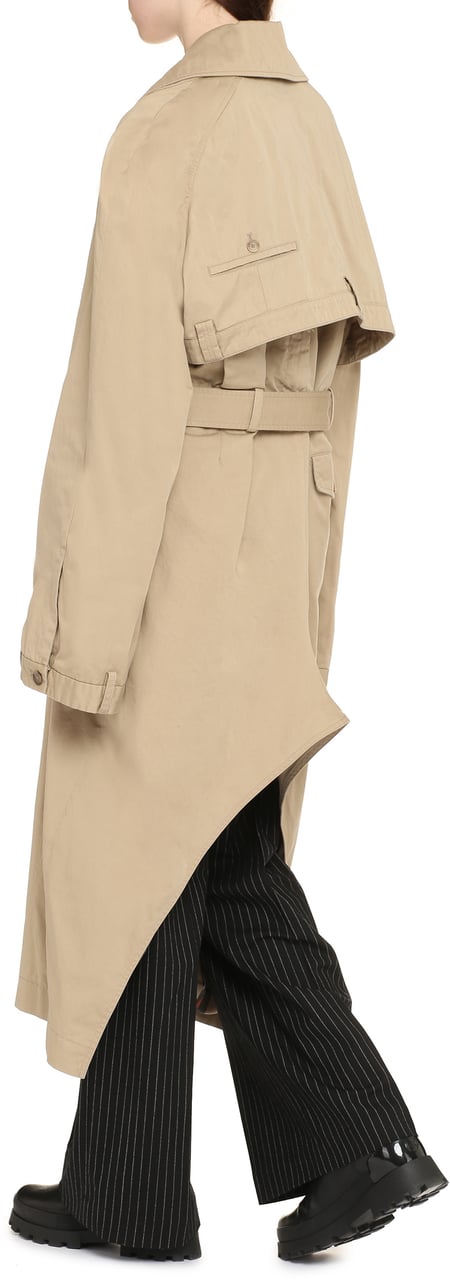 Balenciaga Cotton trench coat Beige