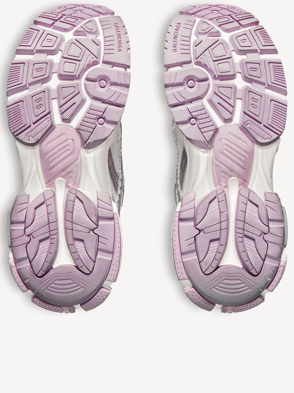 Balenciaga Chunky Layered Sneakers With Glitter Accents Wit