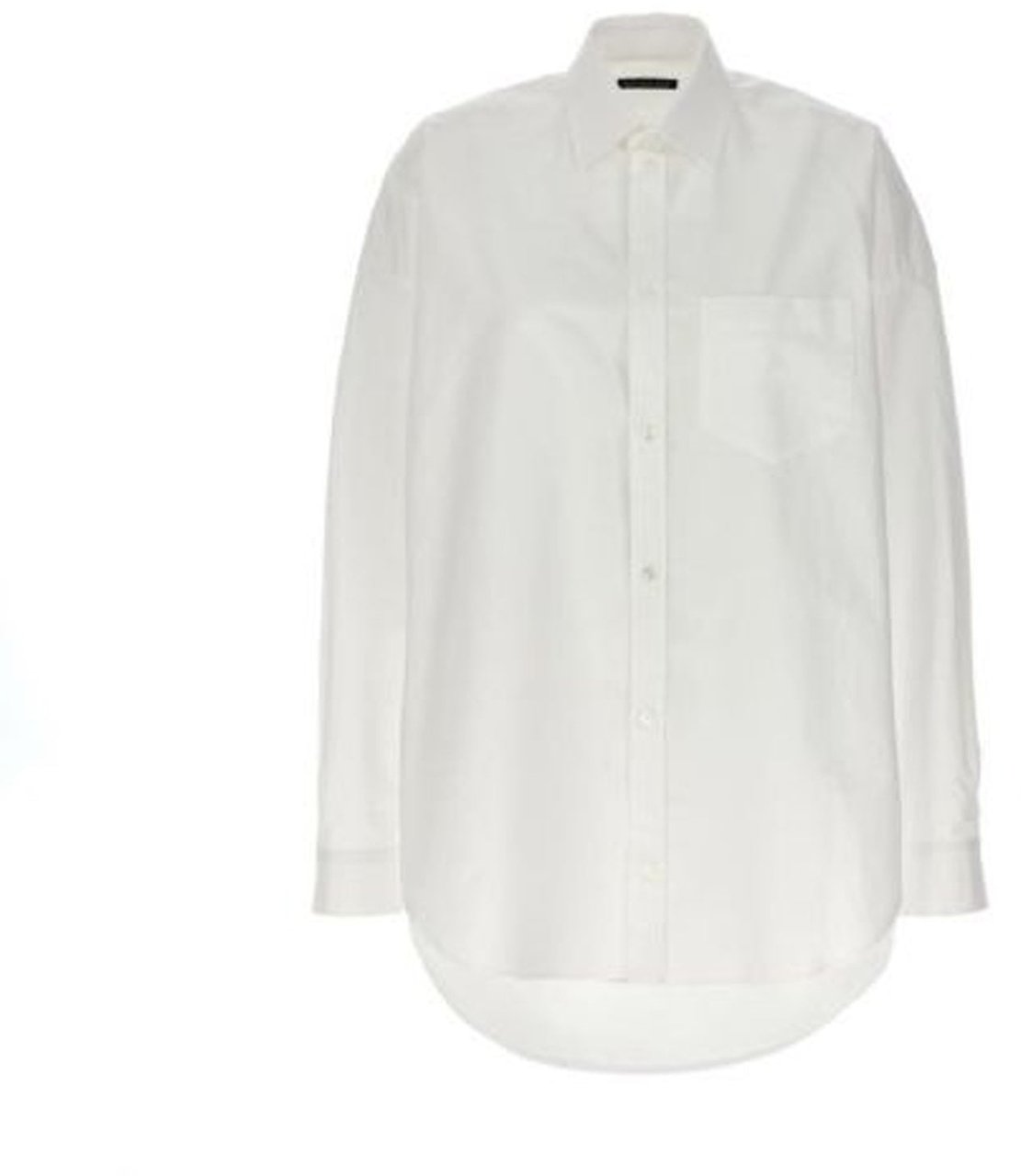 Balenciaga Balenciaga Poplin Oversize Shirt Wit