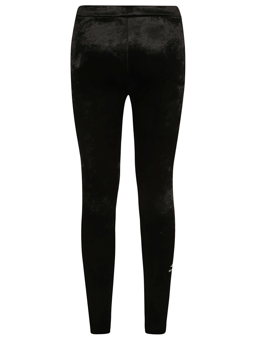 Balenciaga Fitted Velvety Black Trousers Zwart