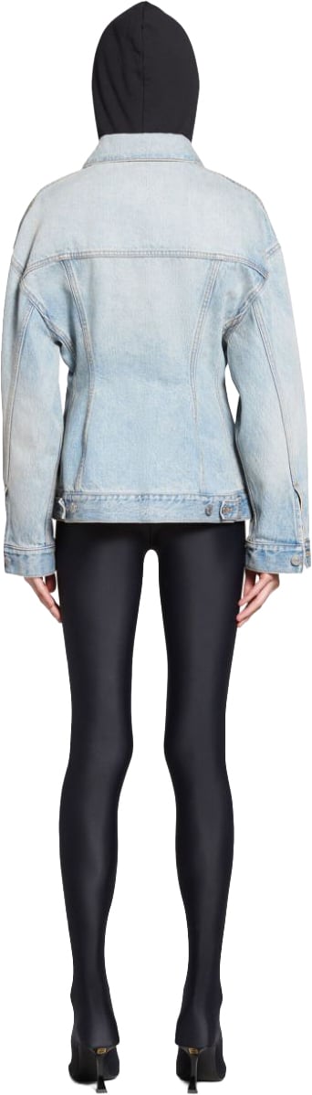 Balenciaga Coats Clear Blue Lichtblauw