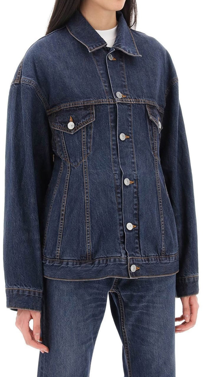 Balenciaga Balenciaga 'Hourglass' Denim Jacket Blauw