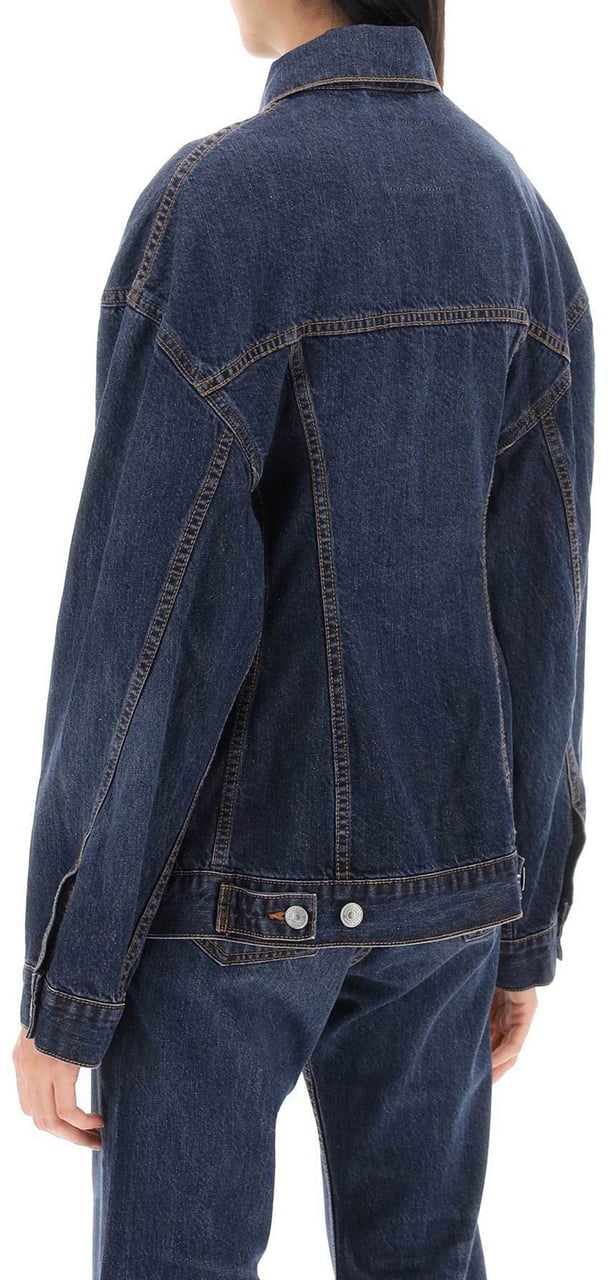 Balenciaga Balenciaga 'Hourglass' Denim Jacket Blauw