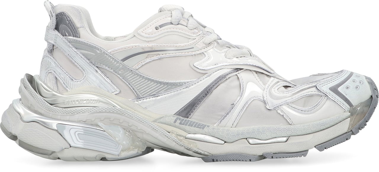 Balenciaga Sneaker Runner 2.0 in nylon Wit