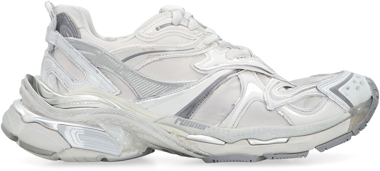 Balenciaga Sneaker Runner 2.0 in nylon Wit