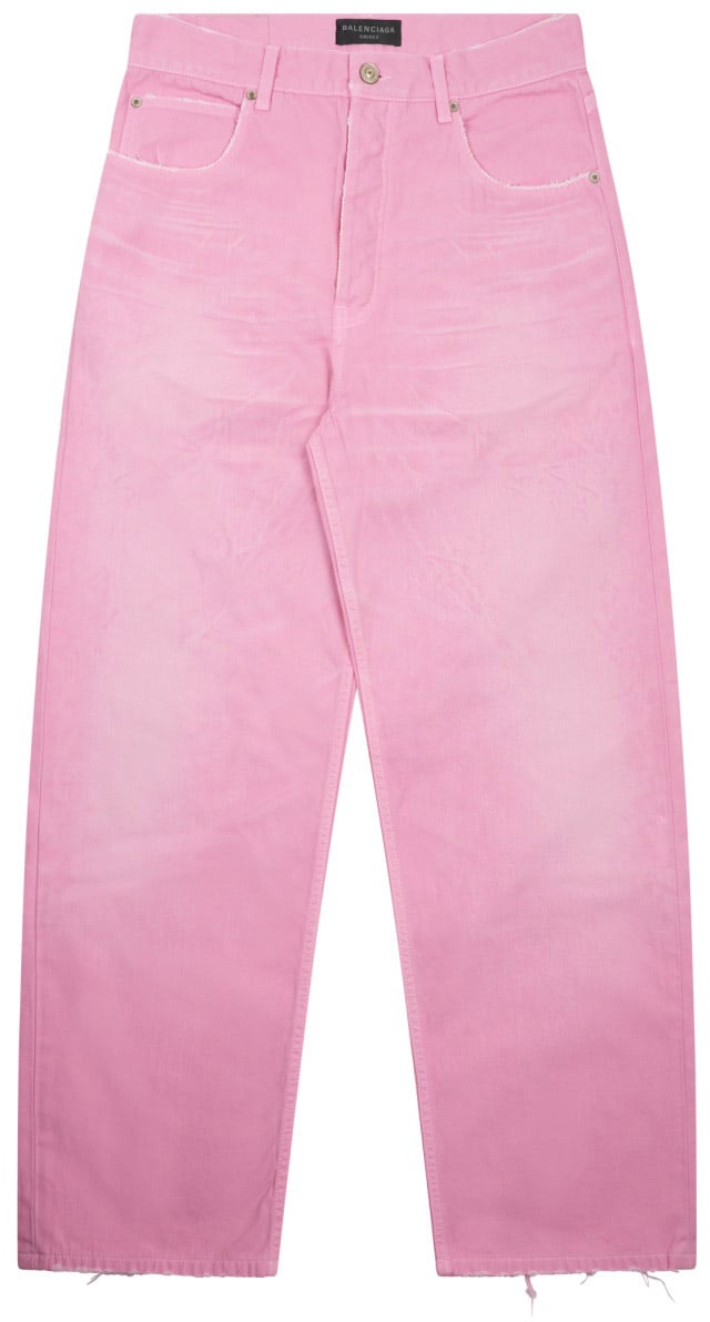 Balenciaga Relaxed-Fit Pants With Five-Pocket Design Roze