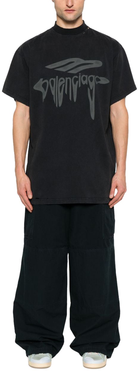 Balenciaga T-Shirts And Polos Black Zwart