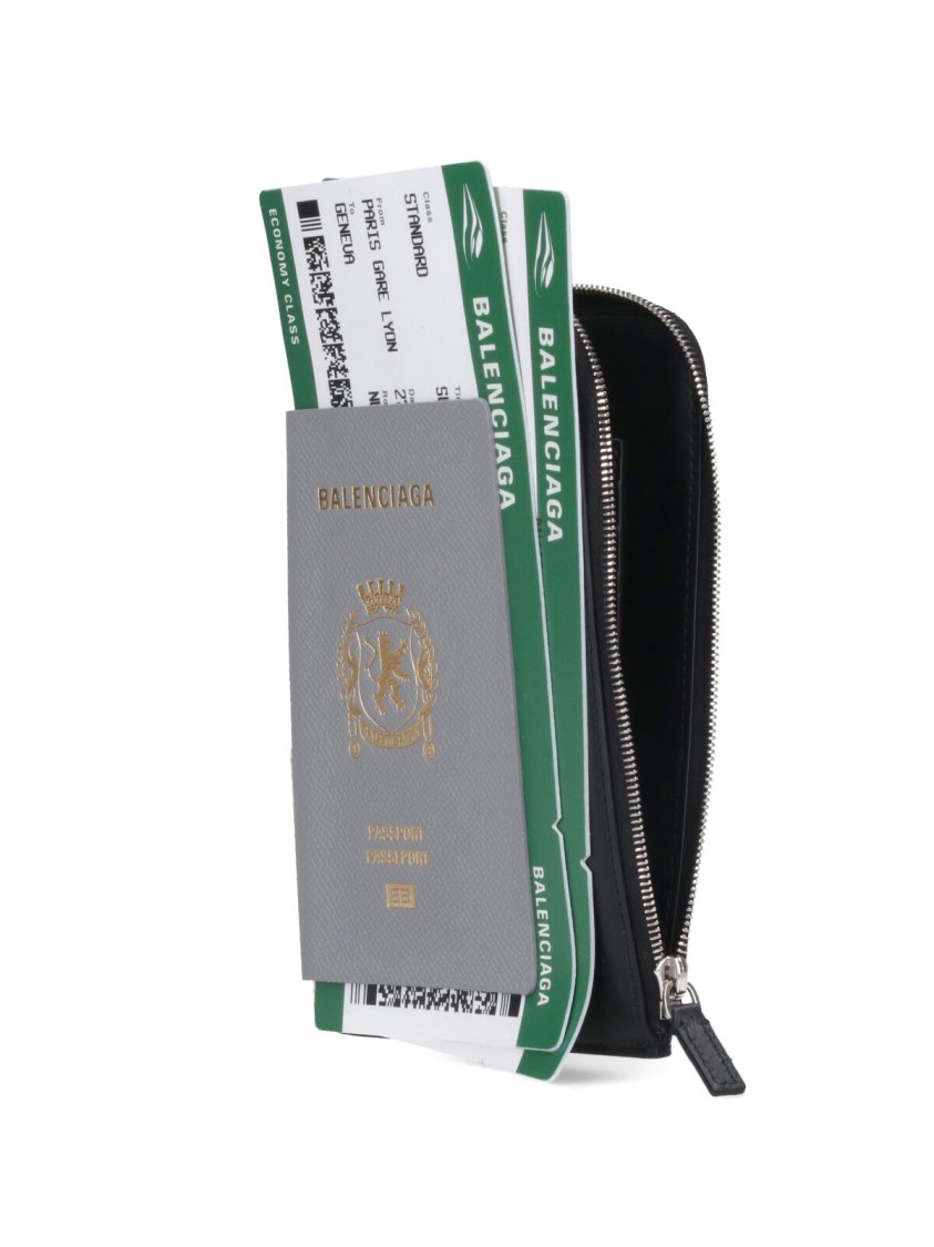 Balenciaga "Passport" Smartphone Holder – Gray Grijs