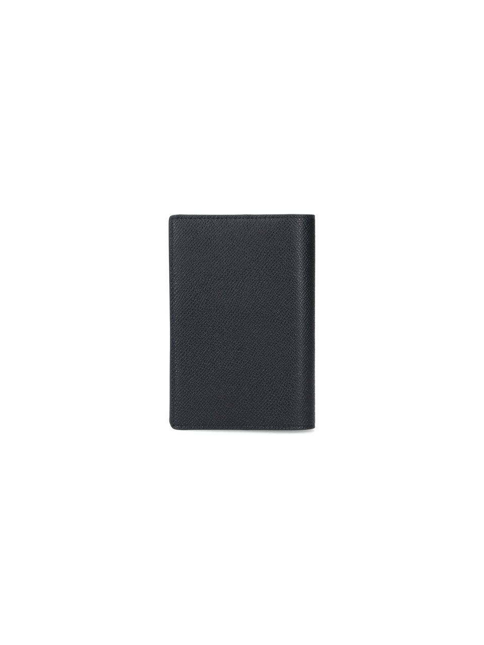 Balenciaga Black Passport Saffiano Leather Wallet Case Zwart