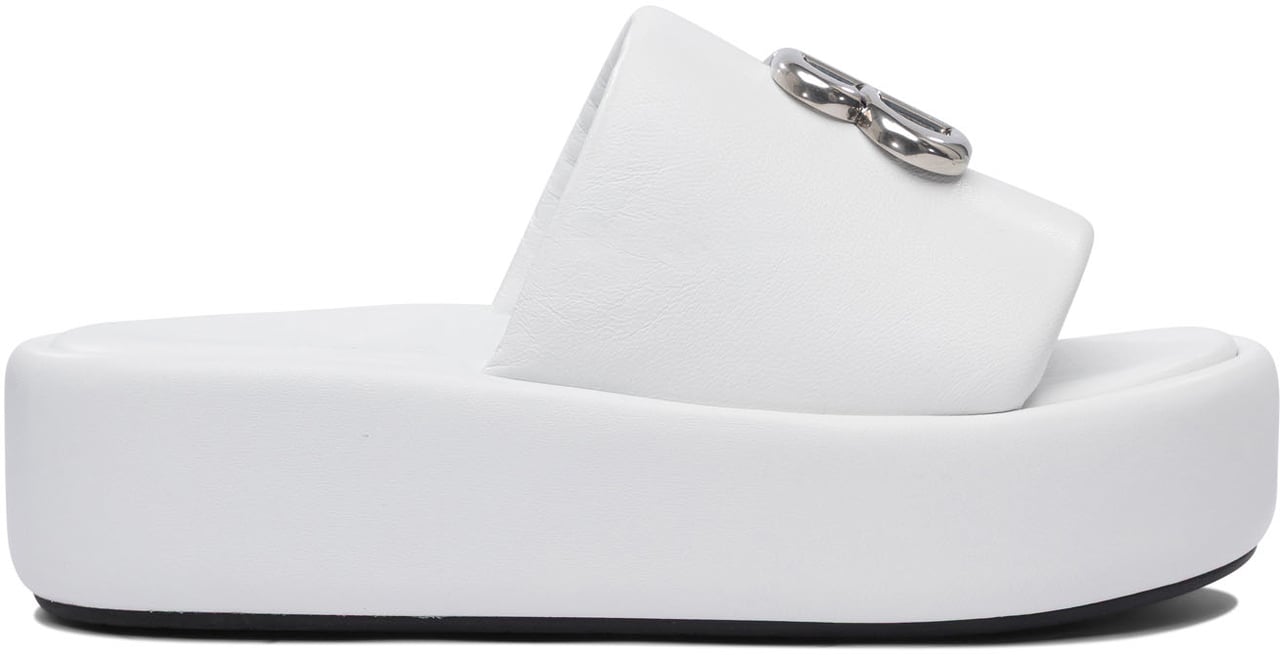 Balenciaga "Rise" 55 mm slides Wit