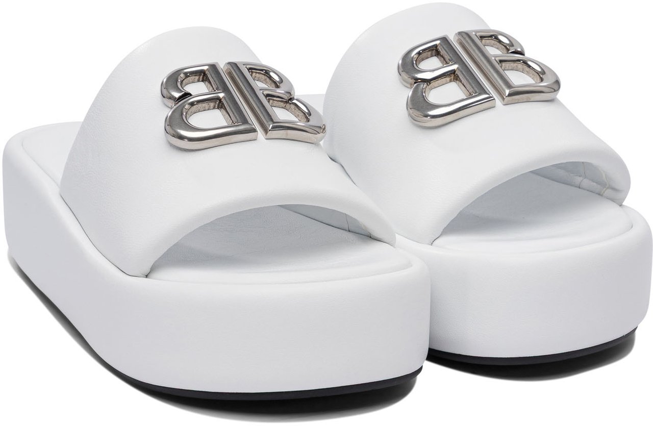 Balenciaga "Rise" 55 mm slides Wit