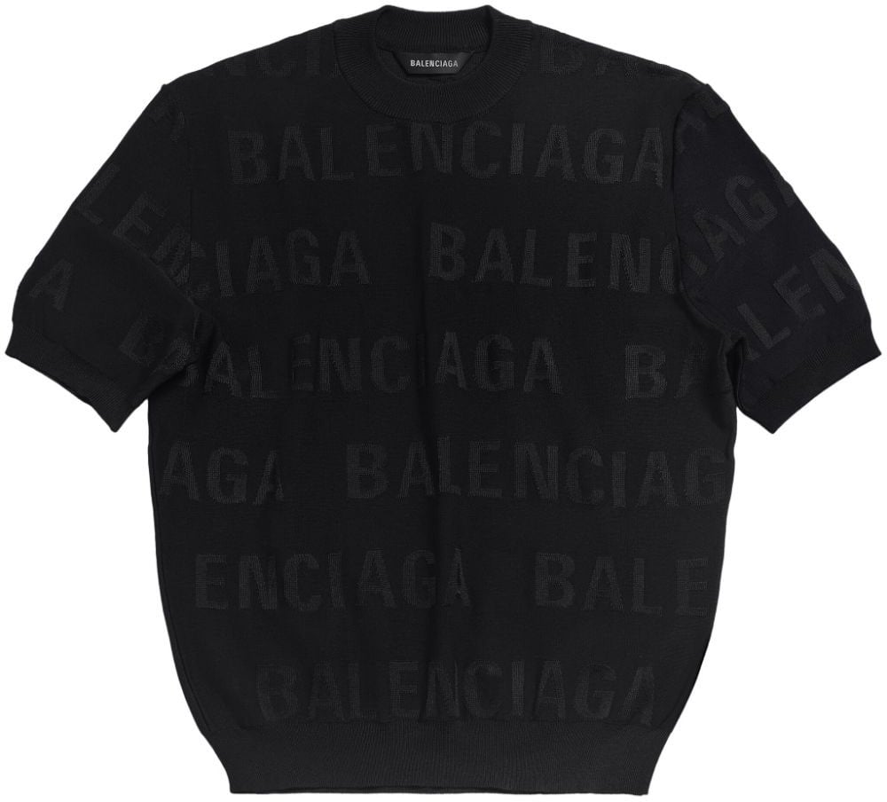 Balenciaga Sweaters Black Zwart