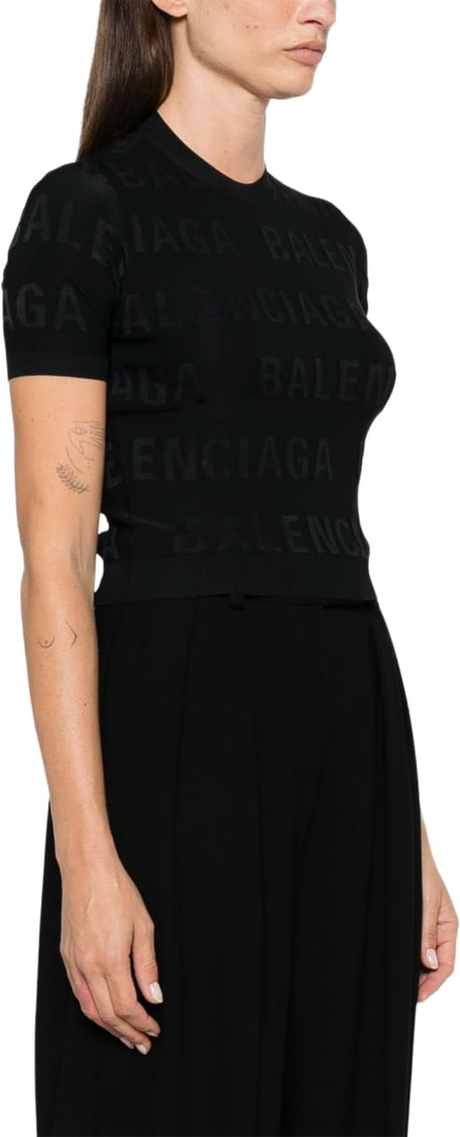 Balenciaga Sweaters Black Zwart