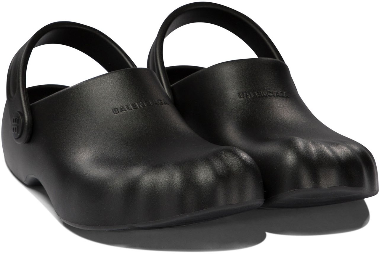 Balenciaga "Sunday Molded" sabot Zwart