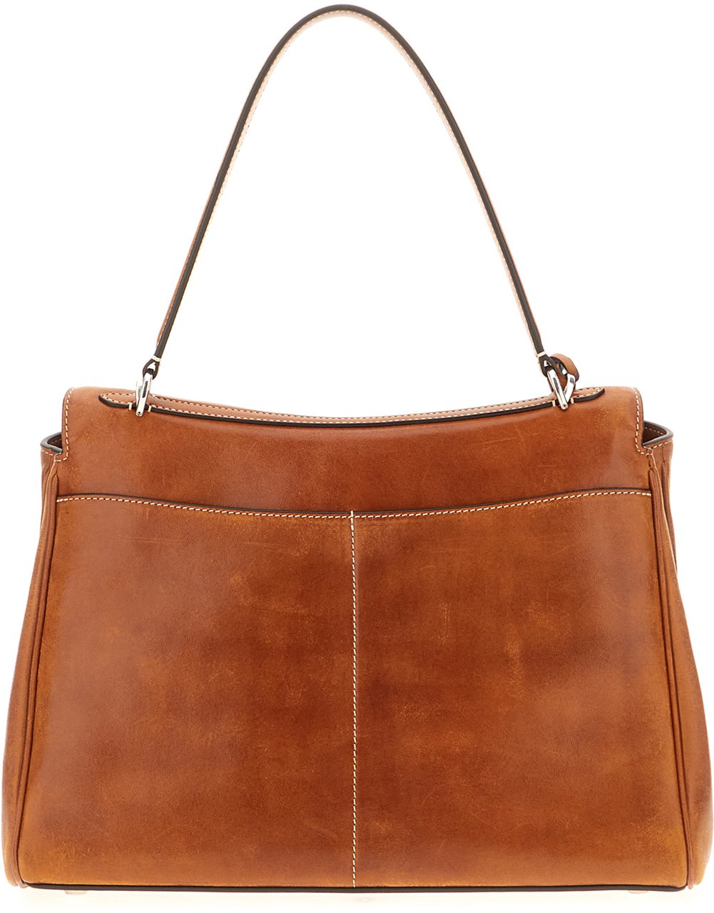 Balenciaga Brown leather medium Rodeo handbag Bruin