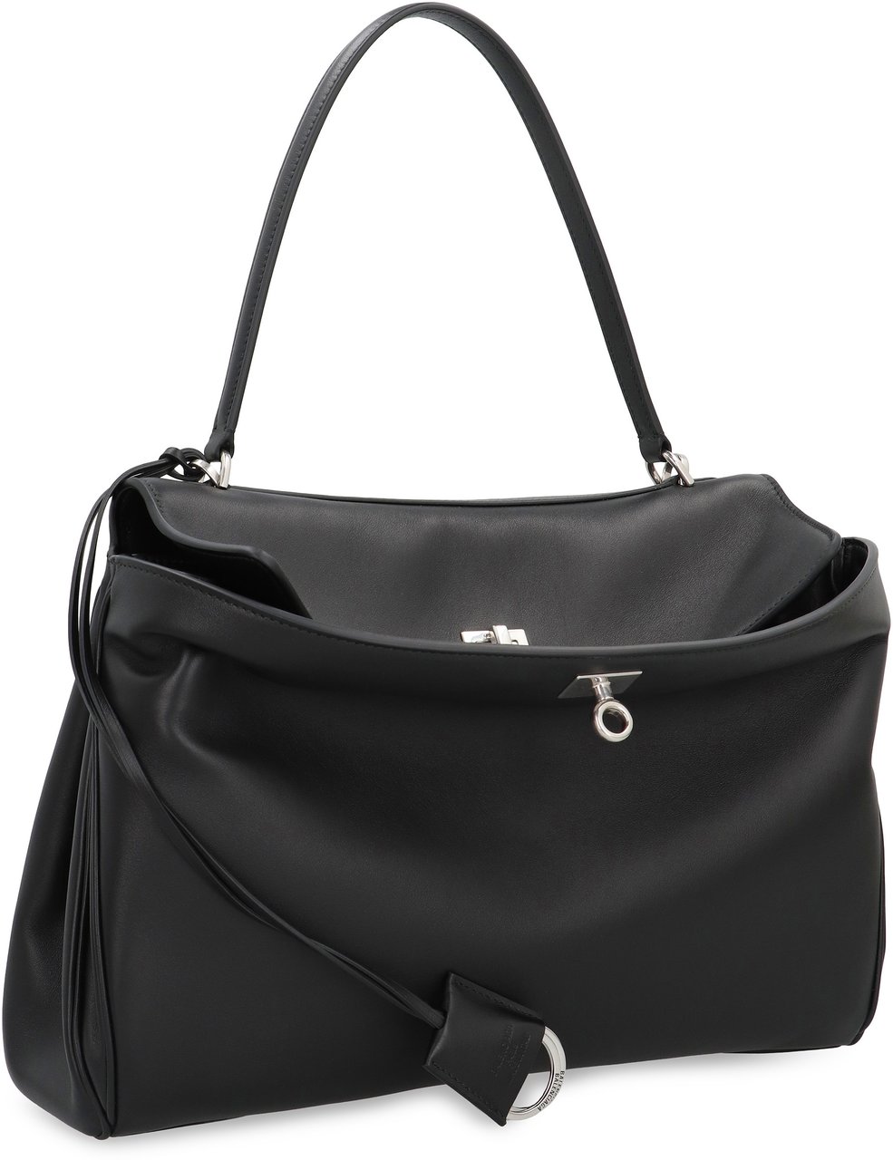 Balenciaga Rodeo Media Leather handbag Zwart