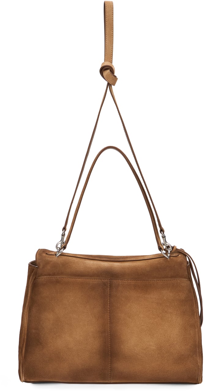 Balenciaga Rodeo Large Bag in suede Bruin