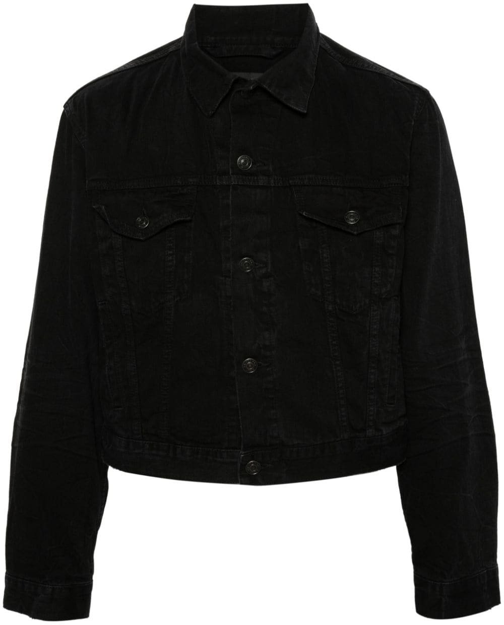 Balenciaga Coats Black Zwart