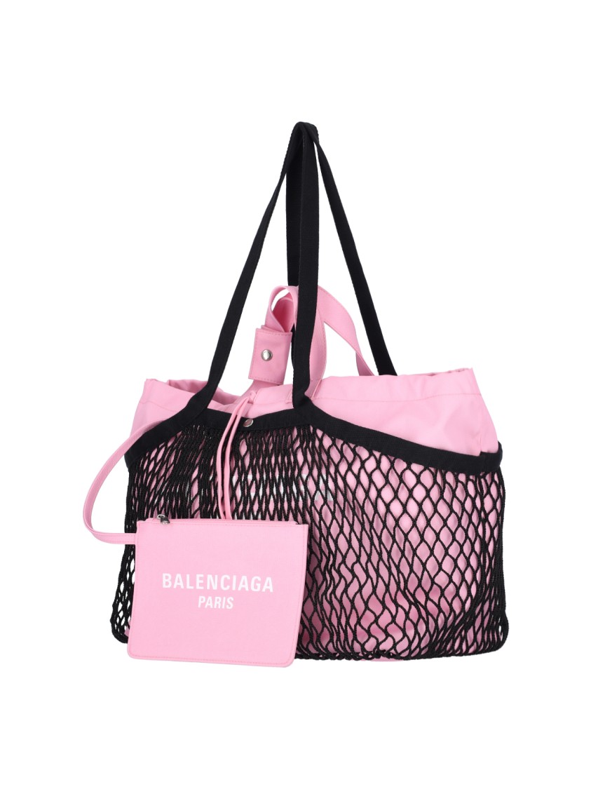Balenciaga 24/7' Tote Bag – Pink & Black Roze