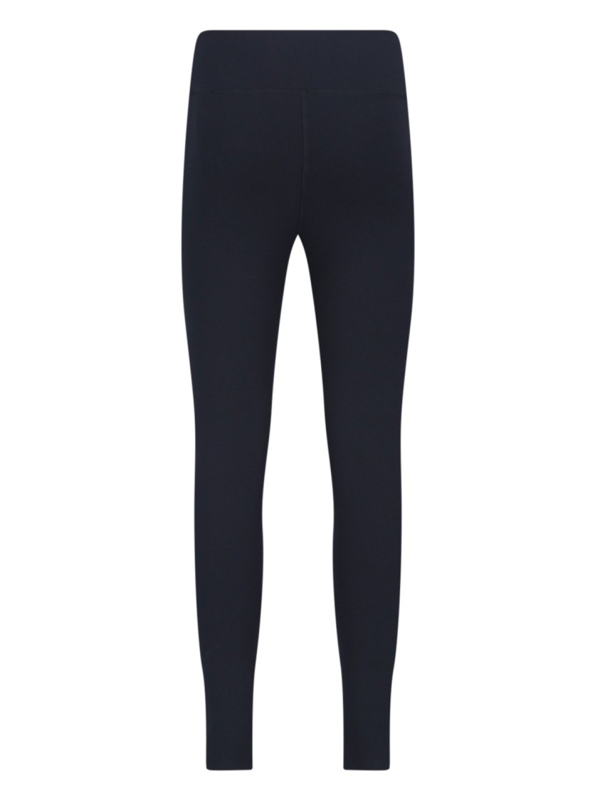 Balenciaga Skinny Fit Leggings With Logo Emblem Zwart