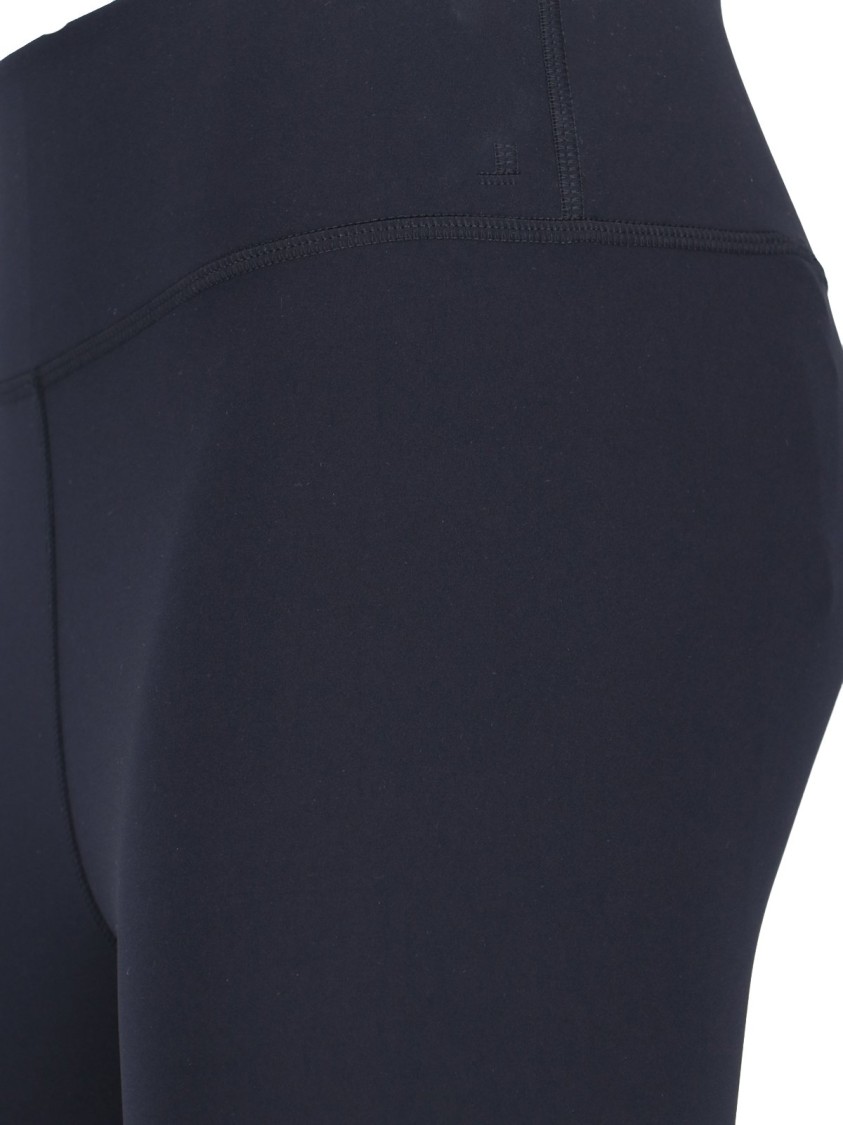 Balenciaga Skinny Fit Leggings With Logo Emblem Zwart