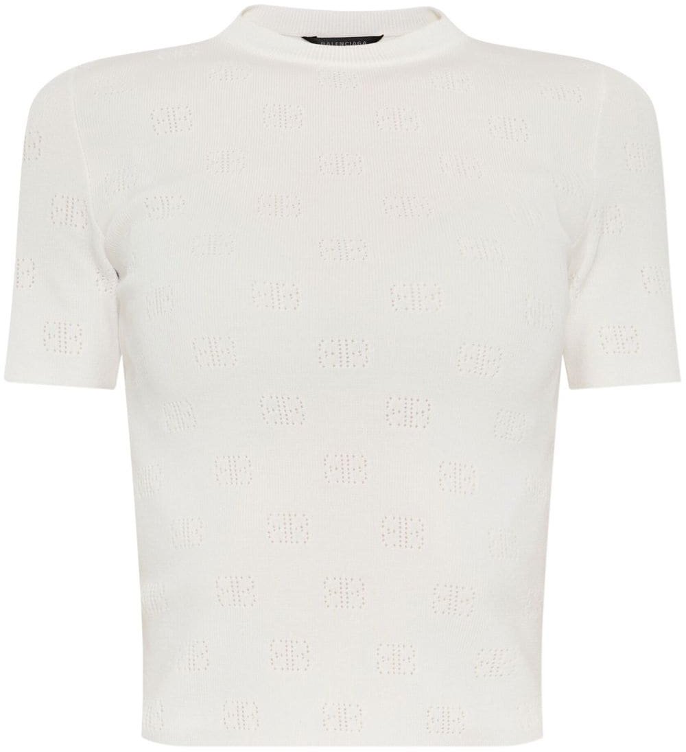 Balenciaga Sweaters White Wit