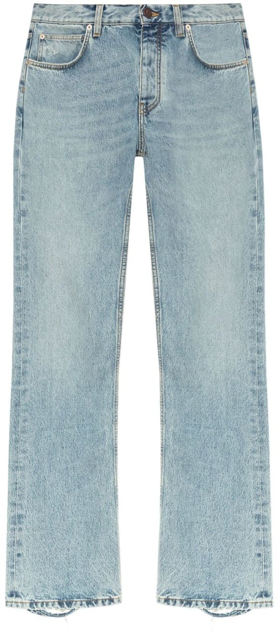 Balenciaga Trousers Clear Blue Blauw